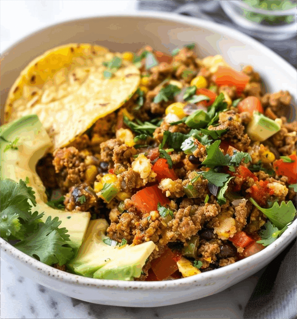 Meal Prep Taco Breakfast Scramble