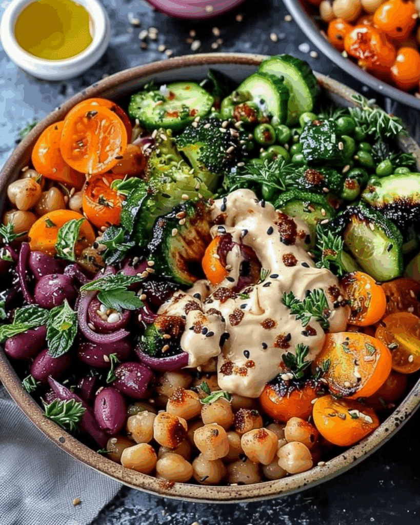 Mediterranean Veggie Bowls