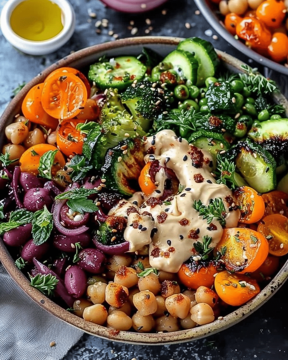 Mediterranean Veggie Bowls