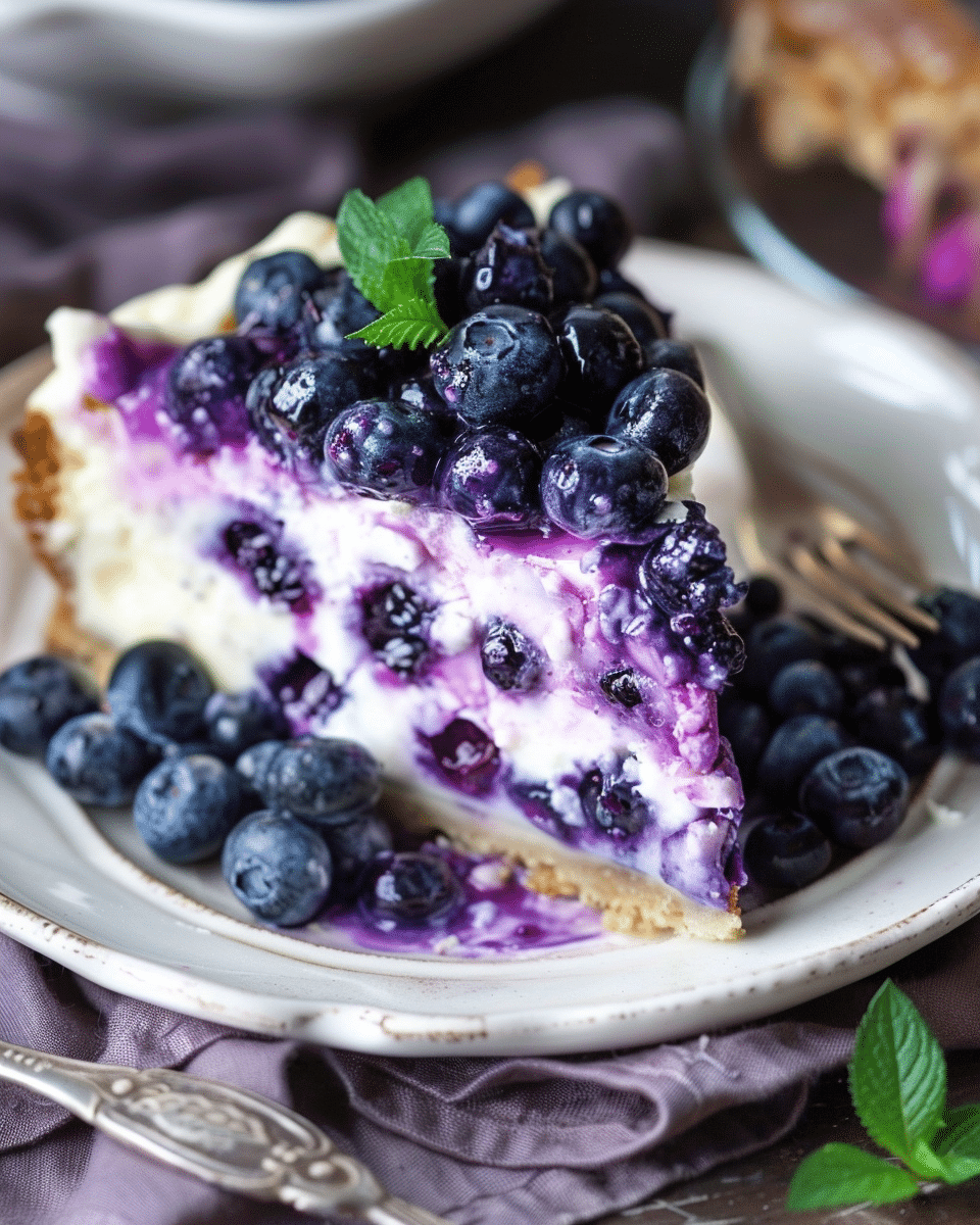 Nova Scotia Blueberry Cream Cake