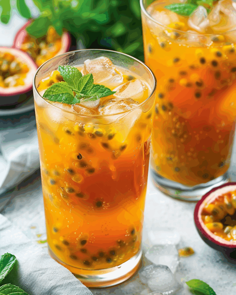 Passion Fruit Iced Tea