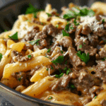 Philly Cheesesteak Pasta