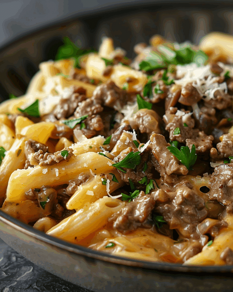 Philly Cheesesteak Pasta