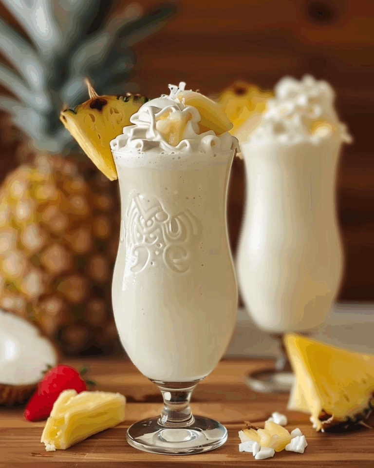 Pina Colada Milkshakes