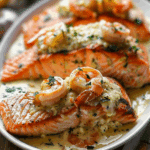 Shrimp Stuffed Salmon Delight