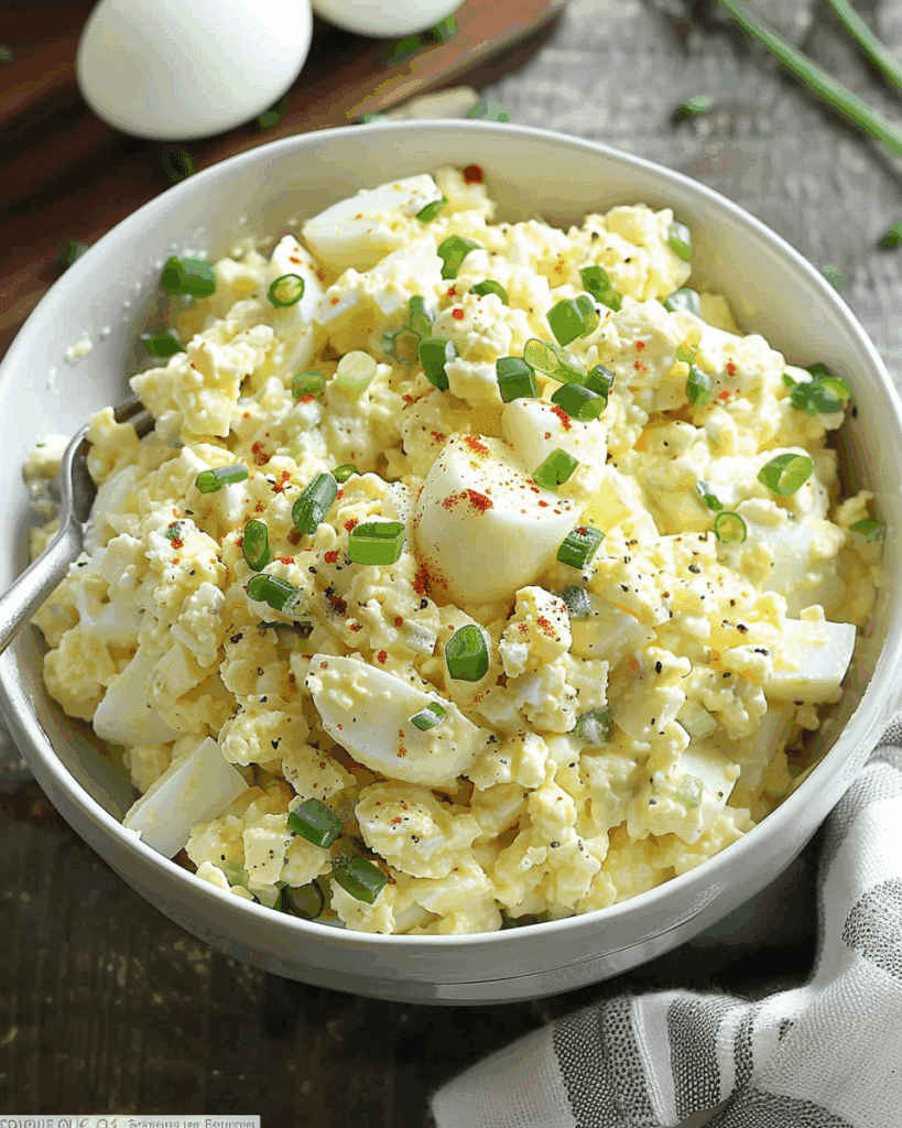 Simple Cottage Cheese Egg Salad