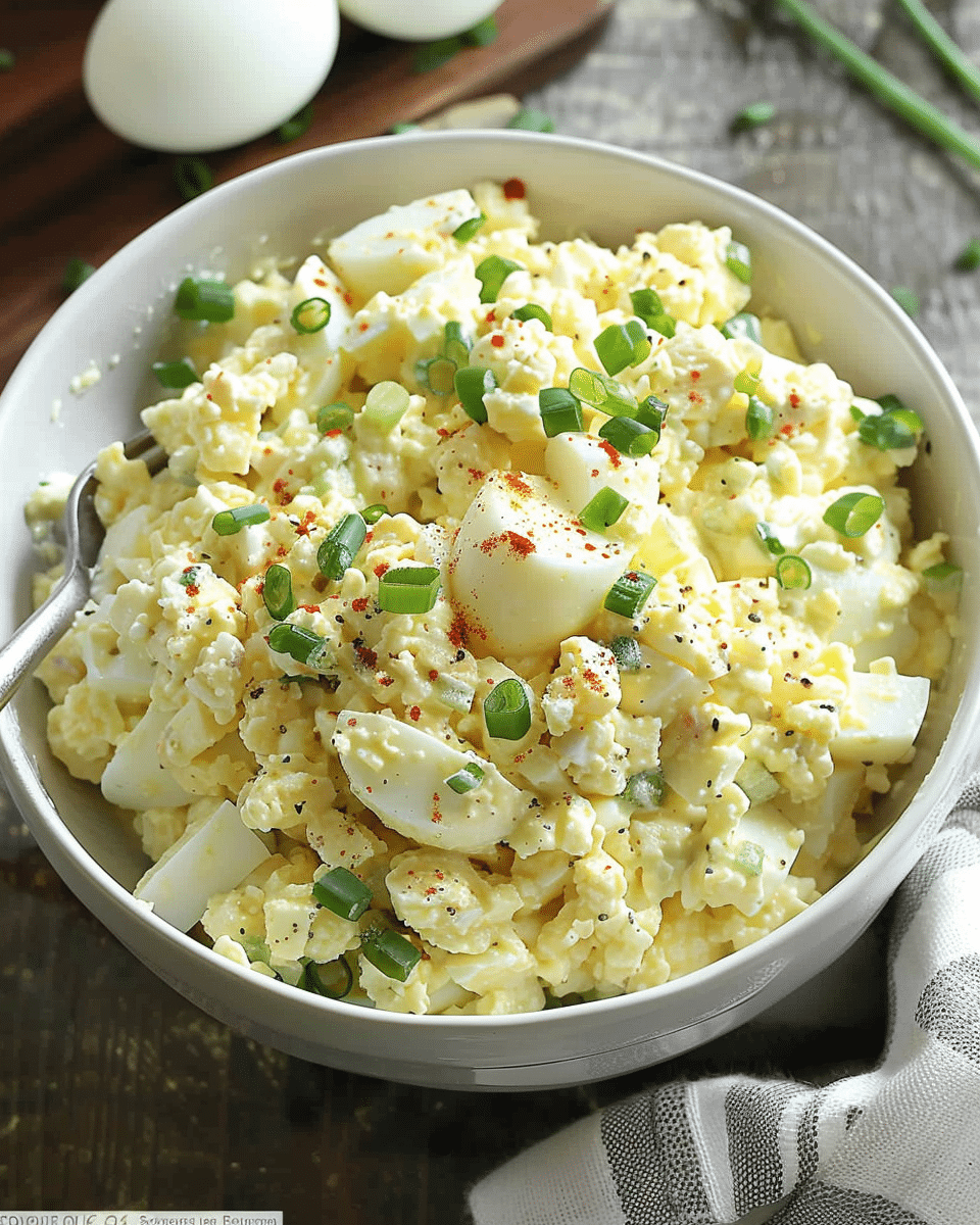 Simple Cottage Cheese Egg Salad