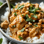 Slow Cooker Peanut Chicken