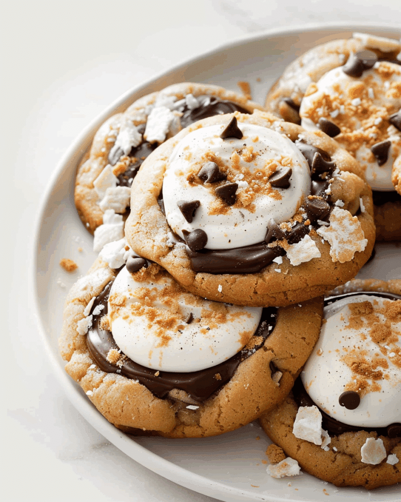 S’more Chocolate Chip Cookies
