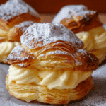 Special Italian Cream Puffs with Custard Filling