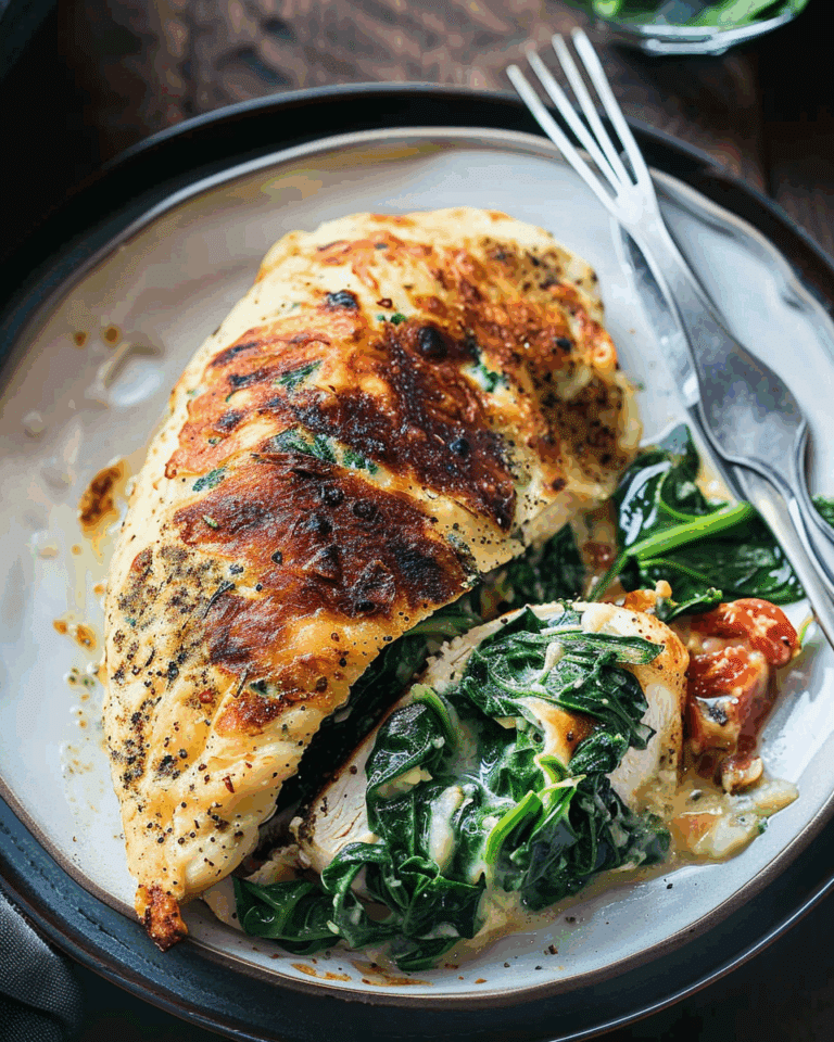 Spinach Stuffed Chicken