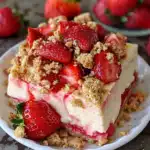 Strawberry Crunch Cheesecake Chunks 4 Strawberry Crunch Cheesecake Chunks