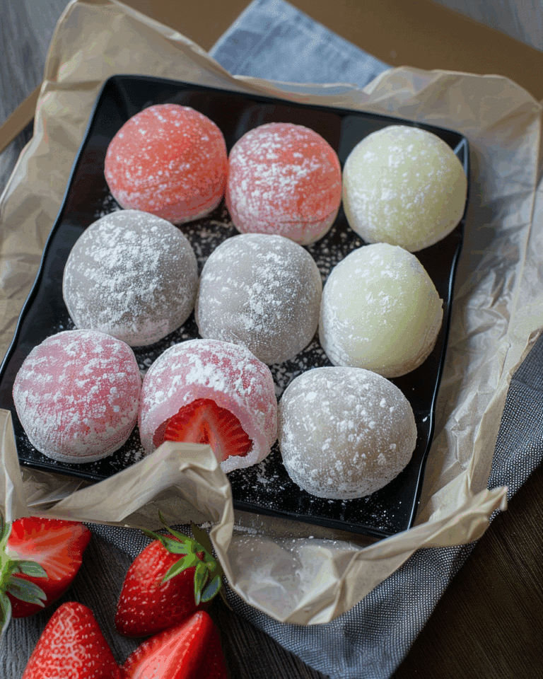 Strawberry Mochi