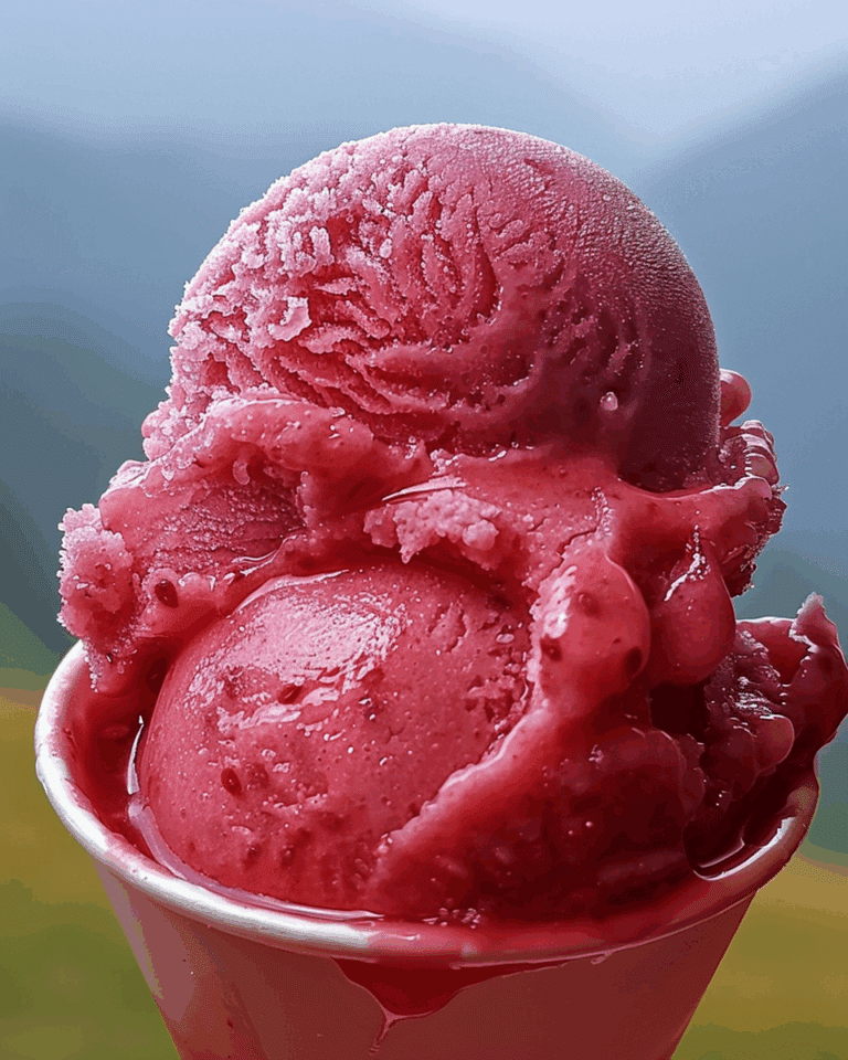 Strawberry Sorbet