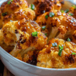 Sweet and Spicy Baked Cauliflower