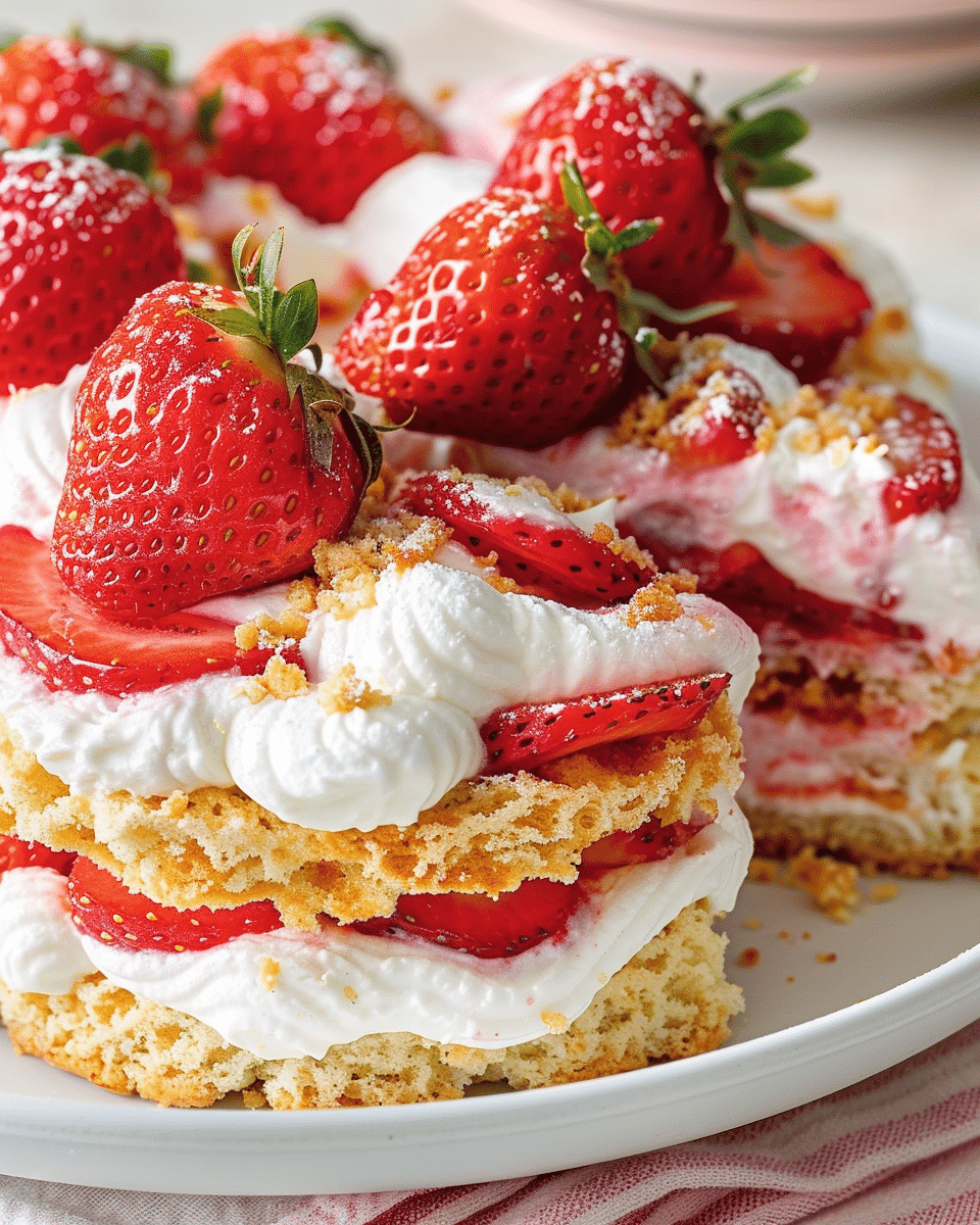 Strawberry Shortcake Cheesecake Rolls