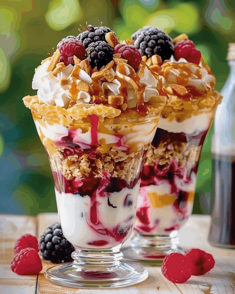 Tropical Berry Sundae Parfait