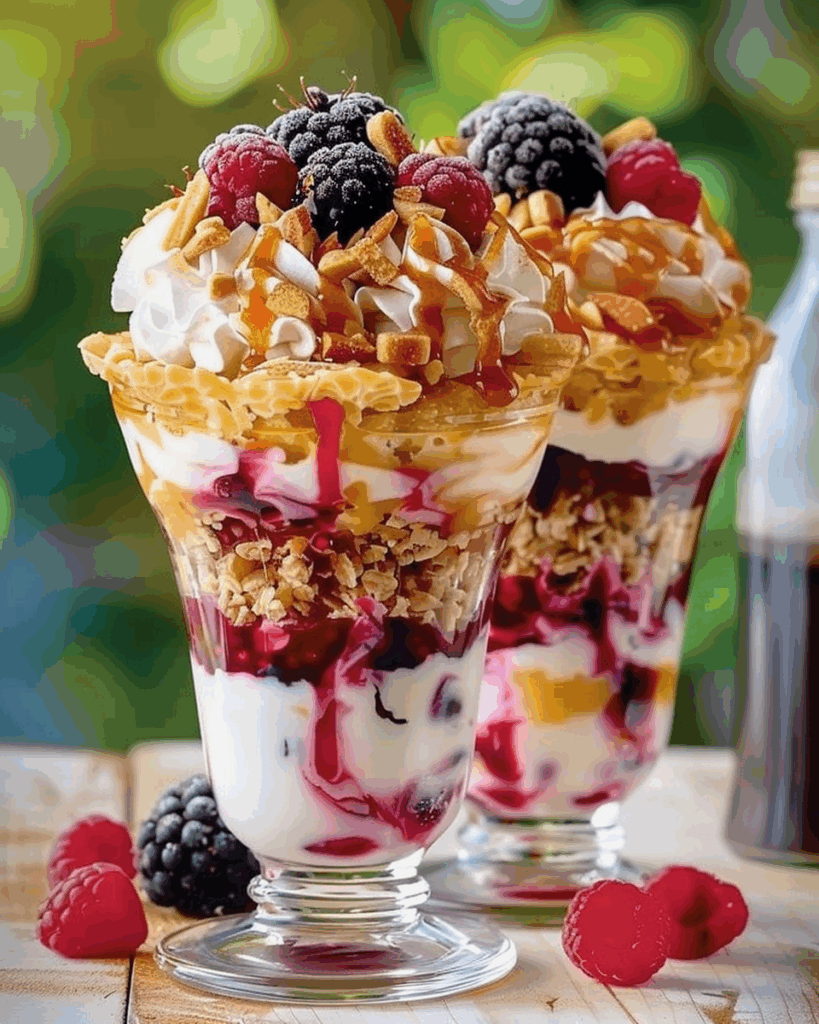 Tropical Berry Sundae Parfait