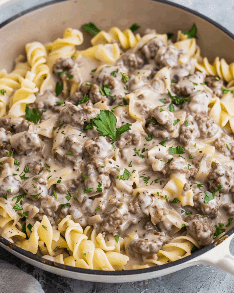 Ground Beef Stroganoff