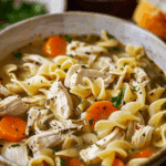 The Coziest Chicken Noodle Soup