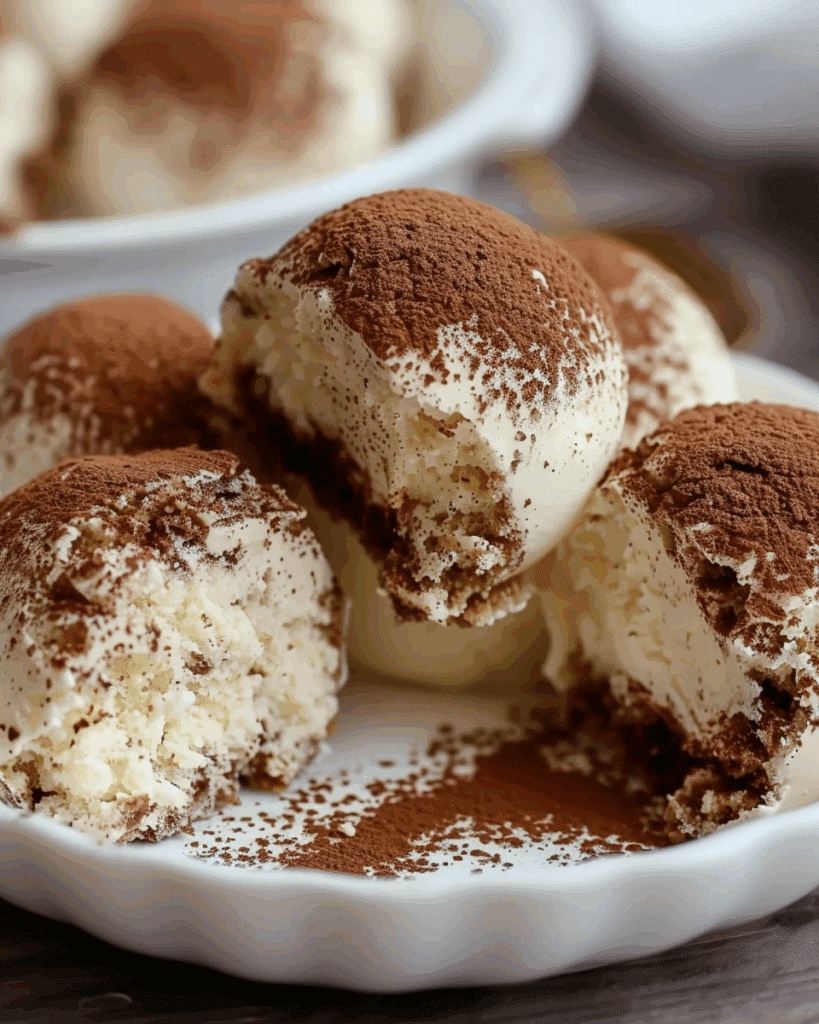 10 Minute Tiramisu Balls