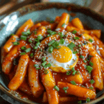 Tteokbokki (Spicy Korean Rice Cakes)