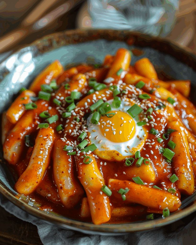 Tteokbokki (Spicy Korean Rice Cakes)