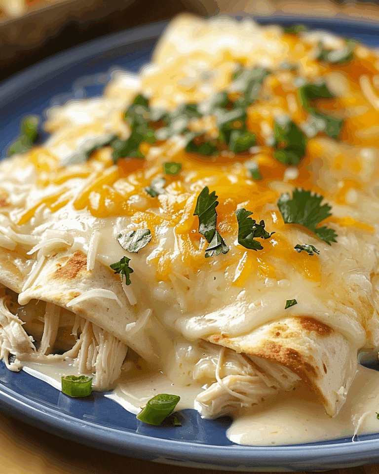 White Chicken Enchiladas