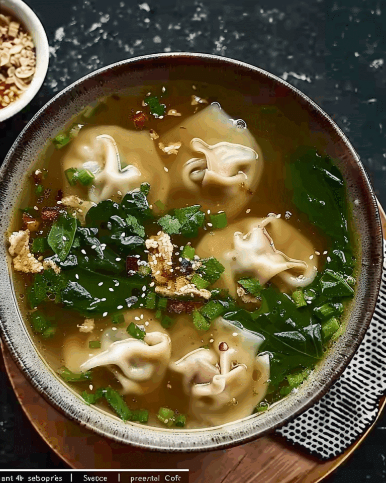 Easy Wonton Soup Recipe