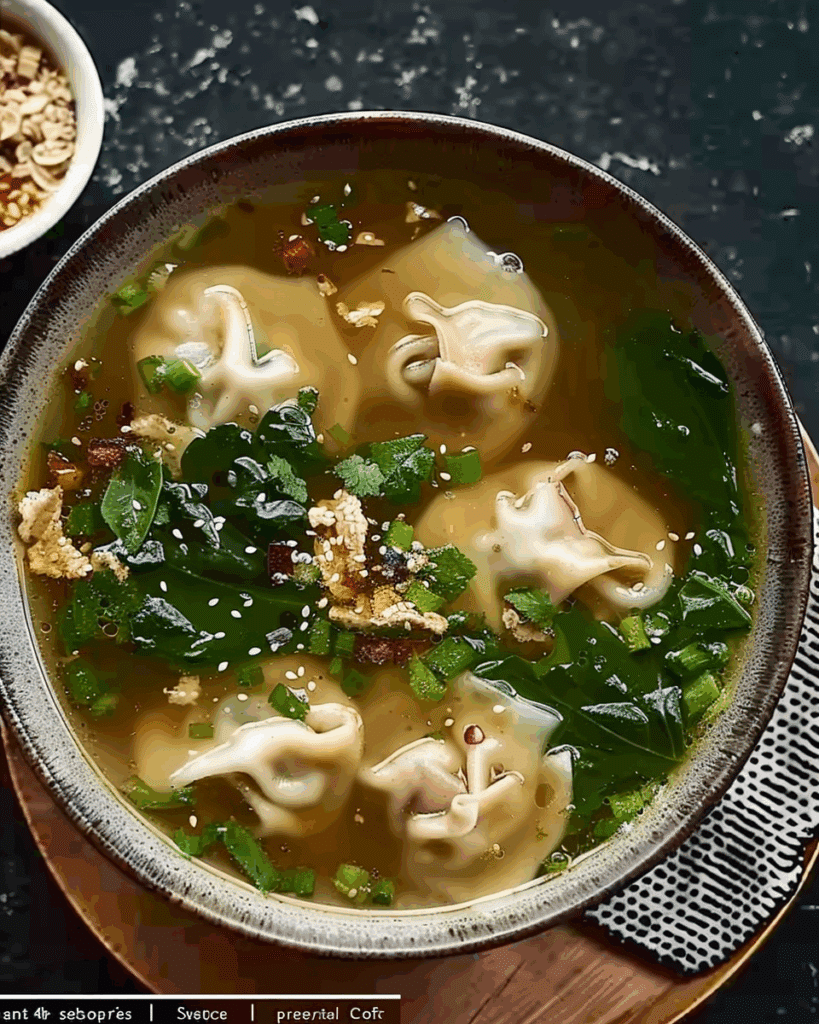 Easy Wonton Soup Recipe