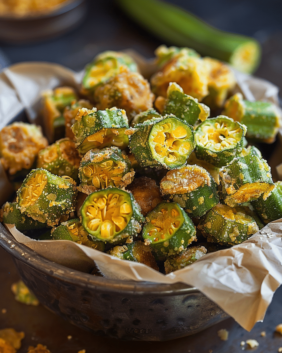 Cornmeal Fried Okra