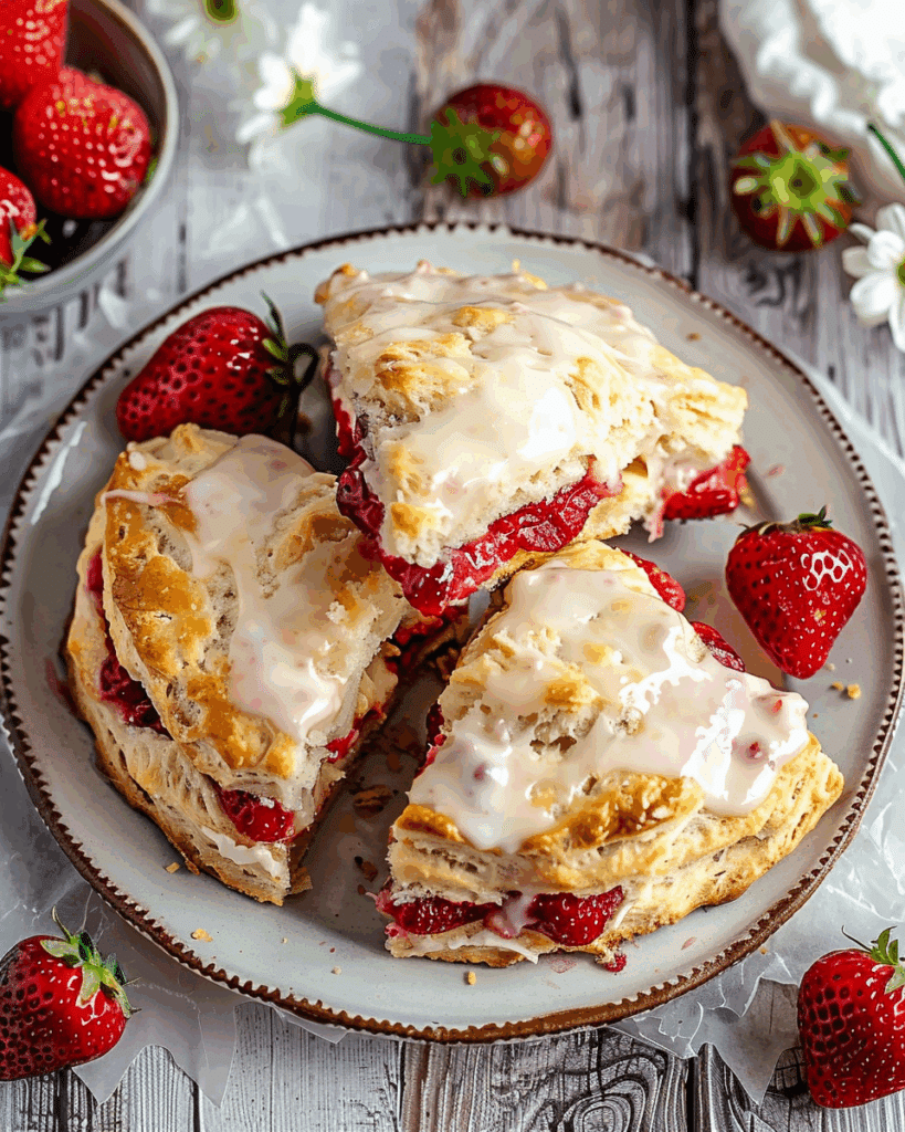 Strawberry Scones