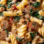 Creamy Tuscan Sausage Pasta