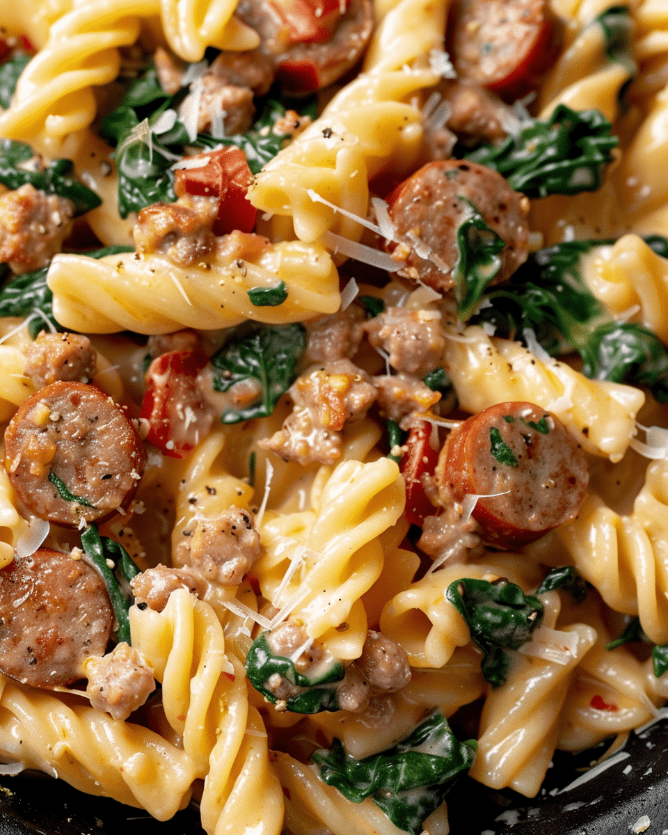 Creamy Tuscan Sausage Pasta
