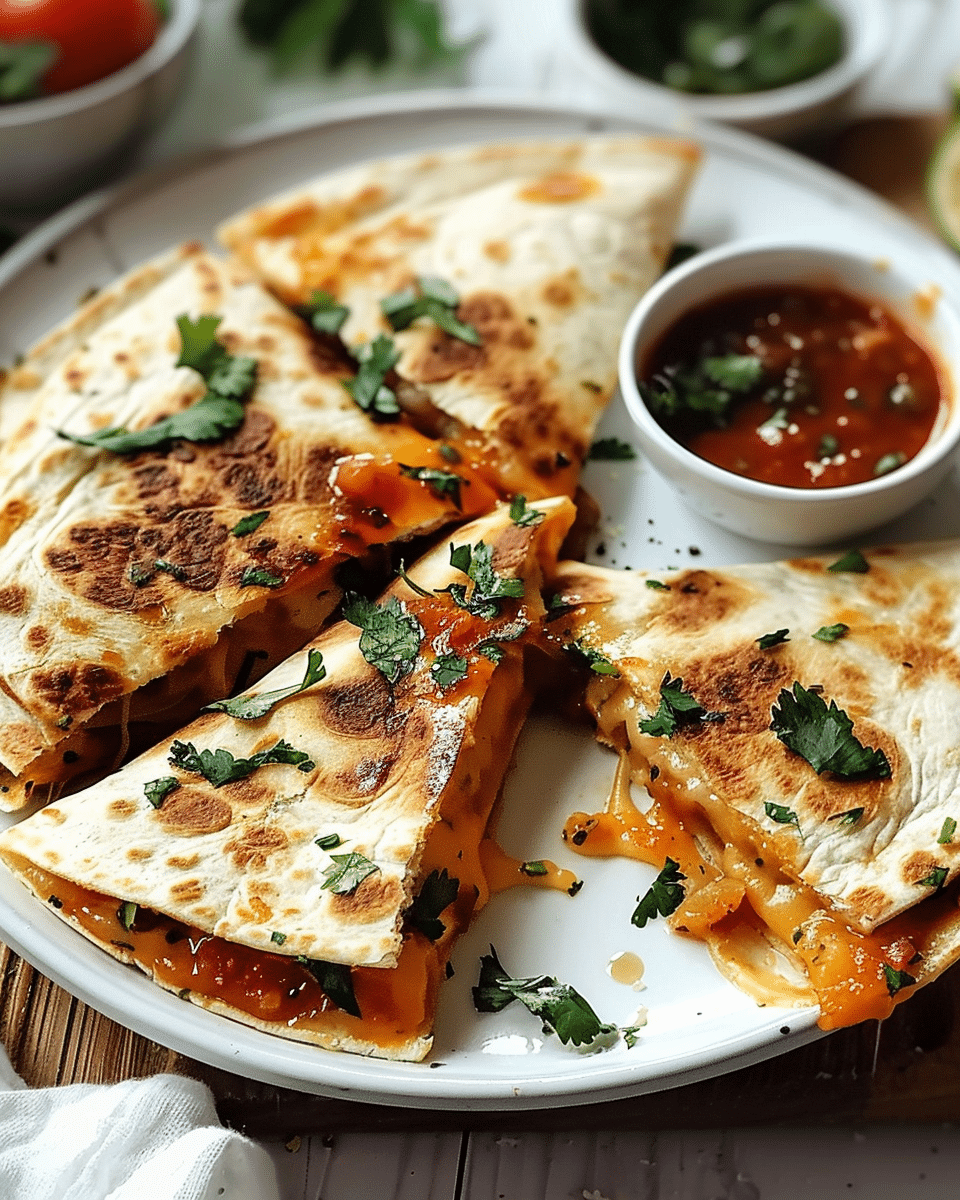 Mediterranean Quesadillas