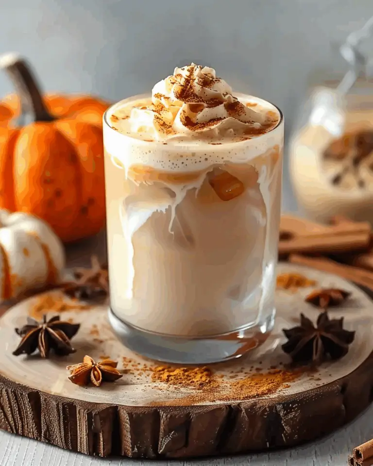 Iced Pumpkin Cream Chai Tea Latte (Starbucks Copycat)