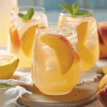 Homemade Peach Lemonade