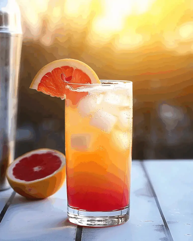 Malibu Sunset Cocktail