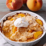 Bisquick Peach Cobbler