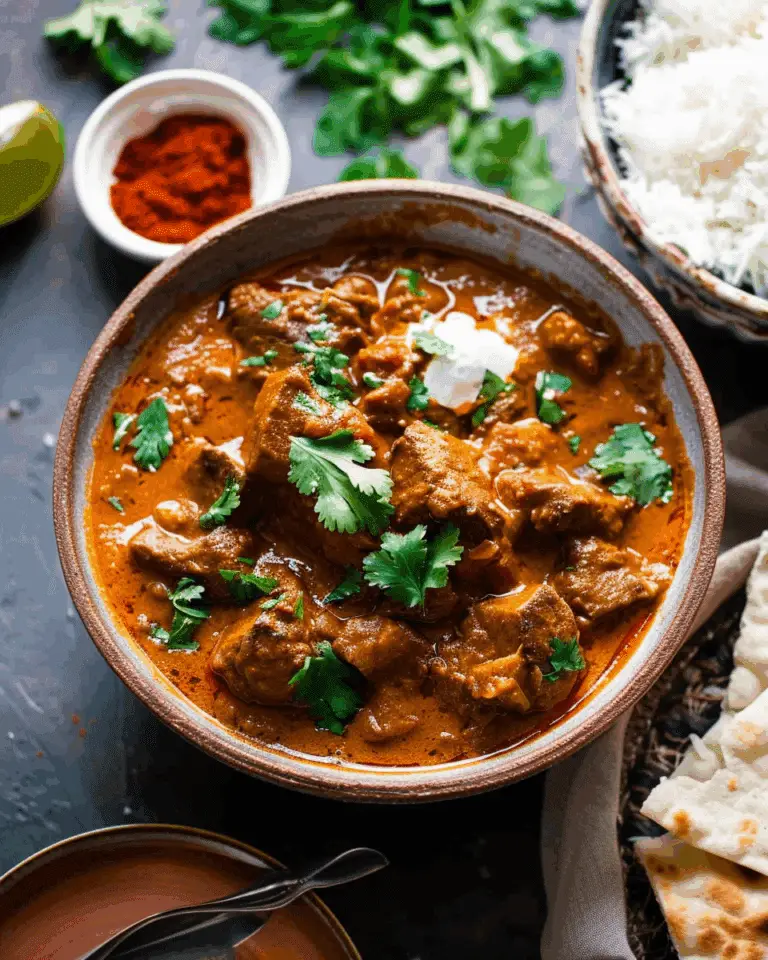 Easy Slow Cooked Indian Lamb Curry