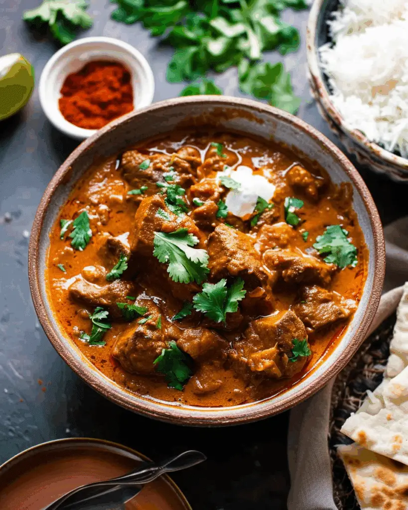 Easy Slow Cooked Indian Lamb Curry