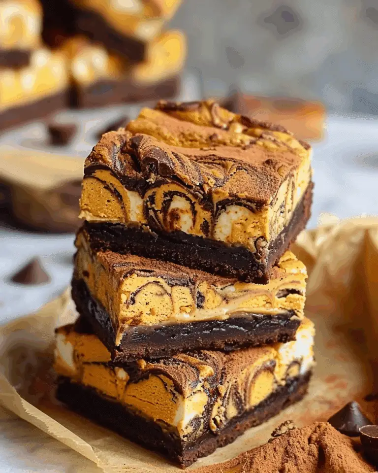 Pumpkin Cheesecake Brownies