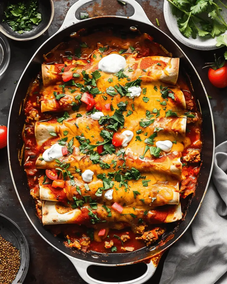 The BEST Healthy Vegetarian Enchiladas