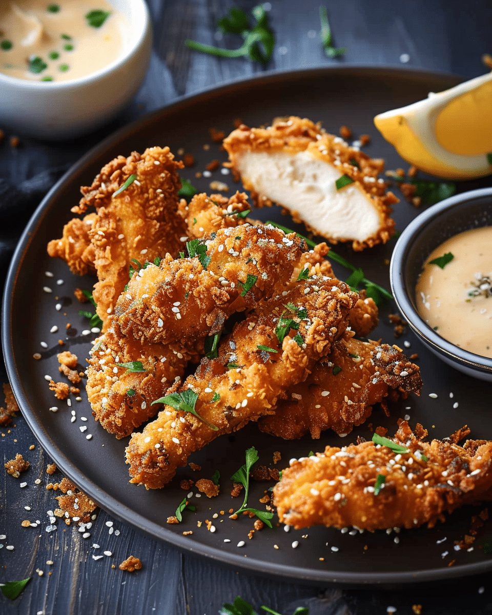 Crispy Baked Chicken Goujons