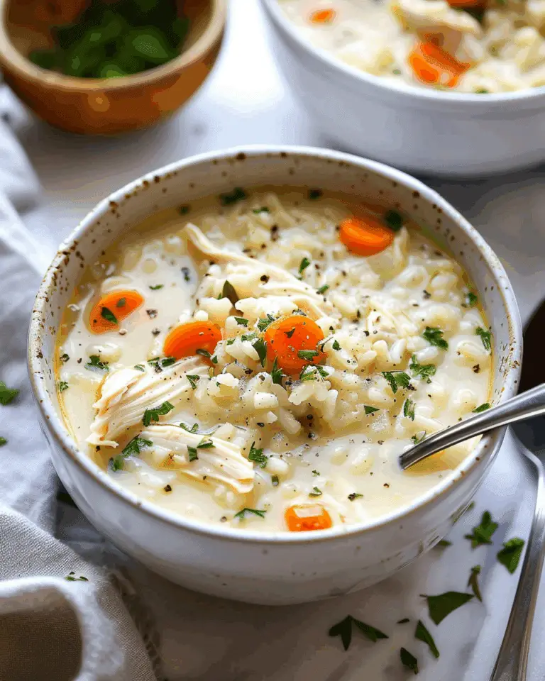 The Best Easy Chicken and Rice Soup