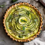 Zucchini Tart with Goat Cheese