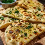Air Fryer Garlic Flatbread