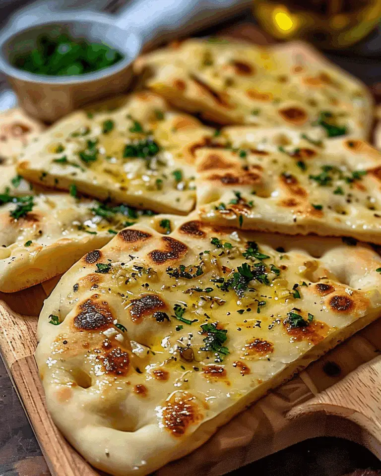 Air Fryer Garlic Flatbread