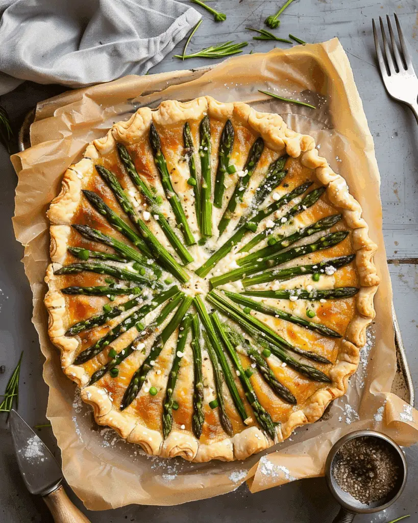 Asparagus Tart with Gruyère