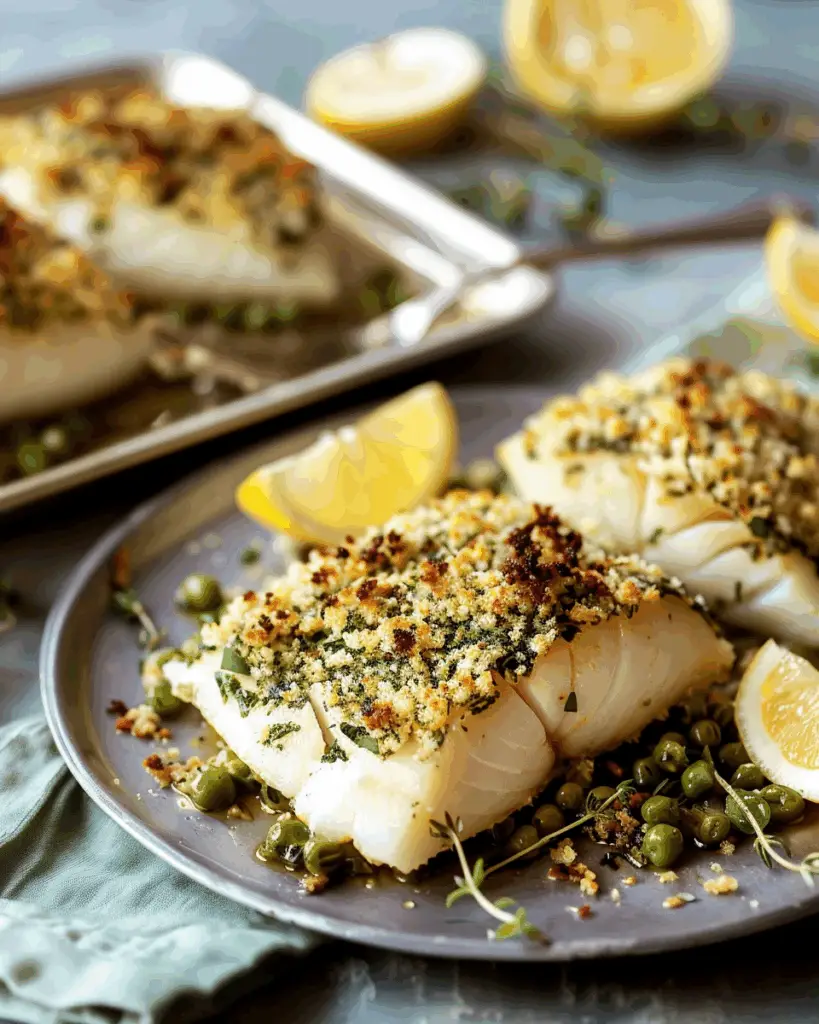 Baked Cod with Herby Crust